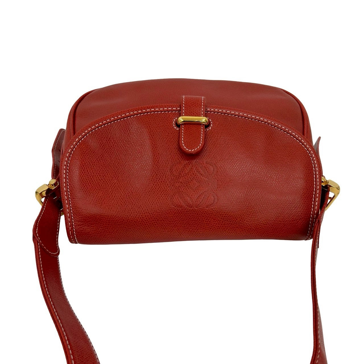LOEWE Shoulder Bag leather Red