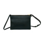 CELINE Shoulder Bag leather black Trio Large