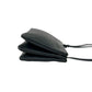 CELINE Shoulder Bag leather black Trio Large