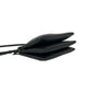 CELINE Shoulder Bag leather black Trio Large