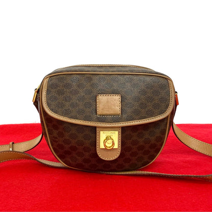 CELINE Shoulder Bag leather Brown