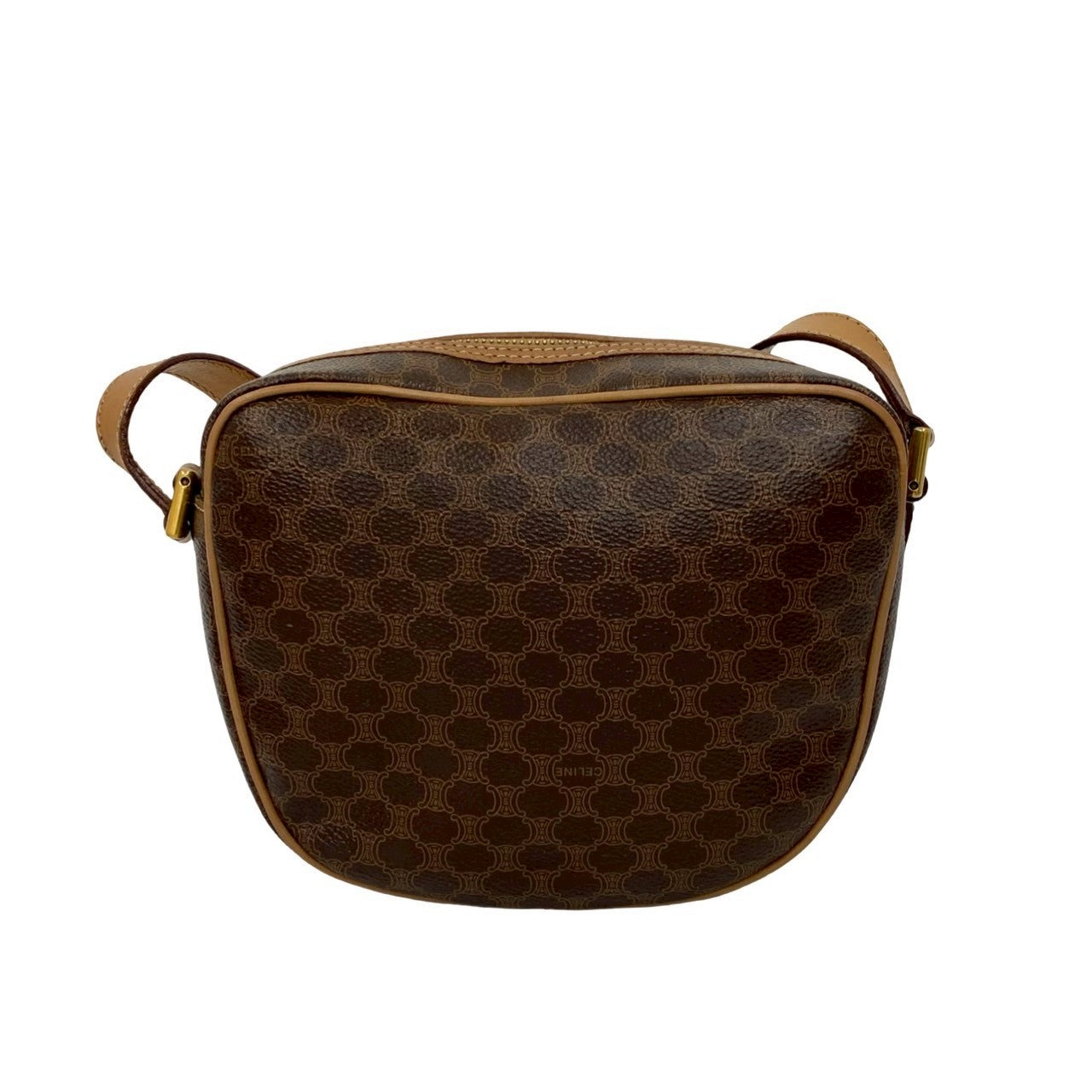 CELINE Shoulder Bag leather Brown