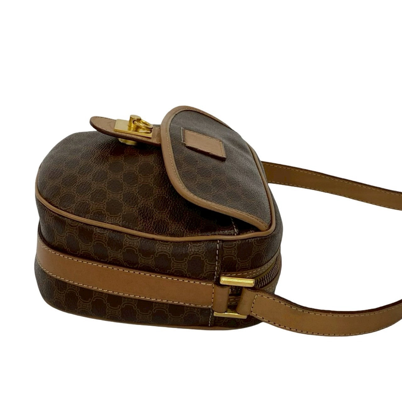 CELINE Shoulder Bag leather Brown