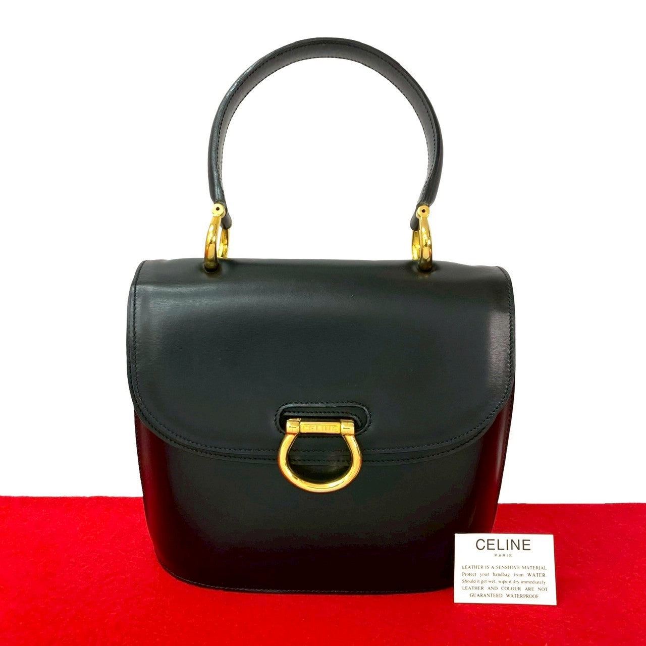 CELINE Handbag Calfskin black