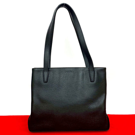 LOEWE Tote Bag leather black