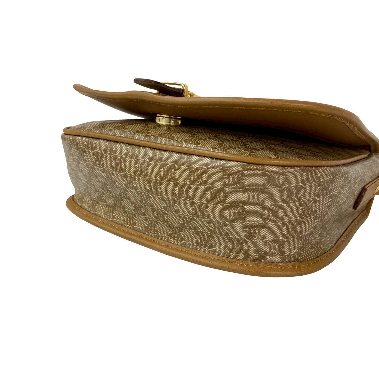 CELINE Shoulder Bag leather Brown
