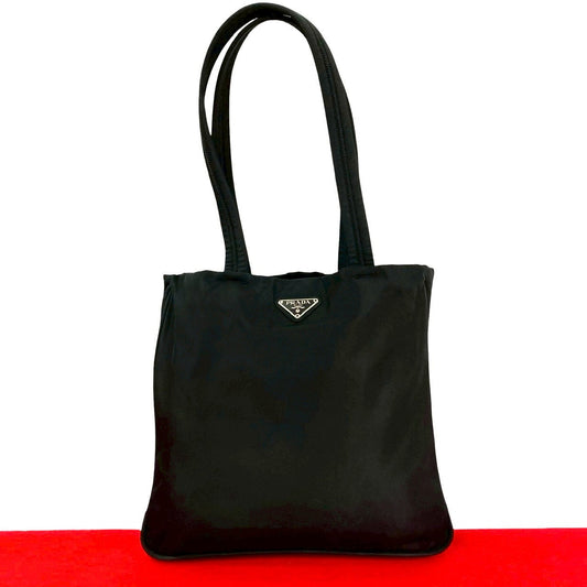 PRADA Tote Bag Nylon black