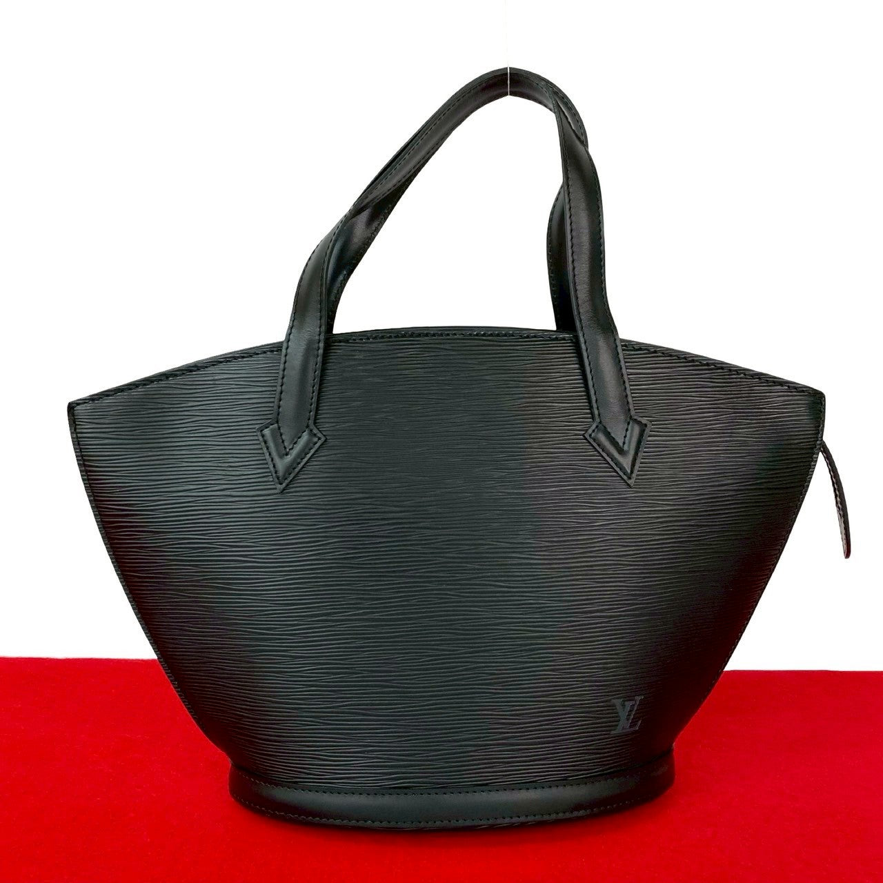 LOUIS VUITTON Handbag Epi Leather black Epi Sun jack