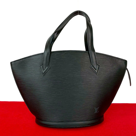 LOUIS VUITTON Handbag Epi Leather black Epi Sun jack
