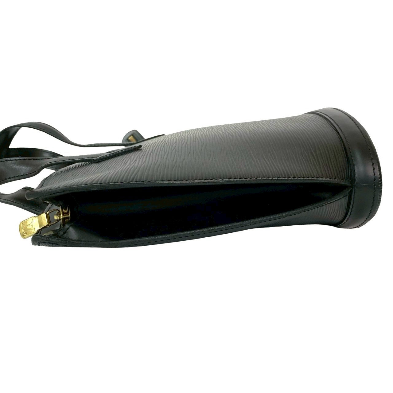 LOUIS VUITTON Handbag Epi Leather black Epi Sun jack