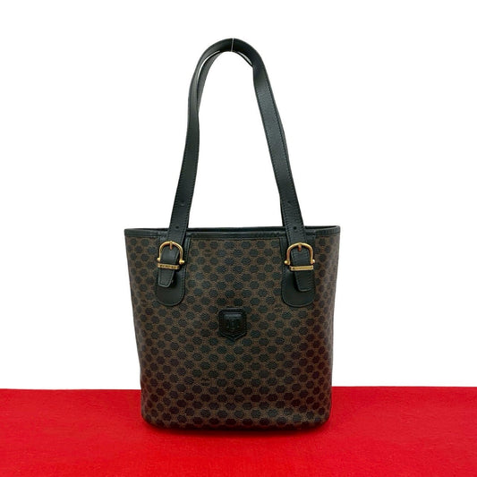 CELINE Tote Bag leather black