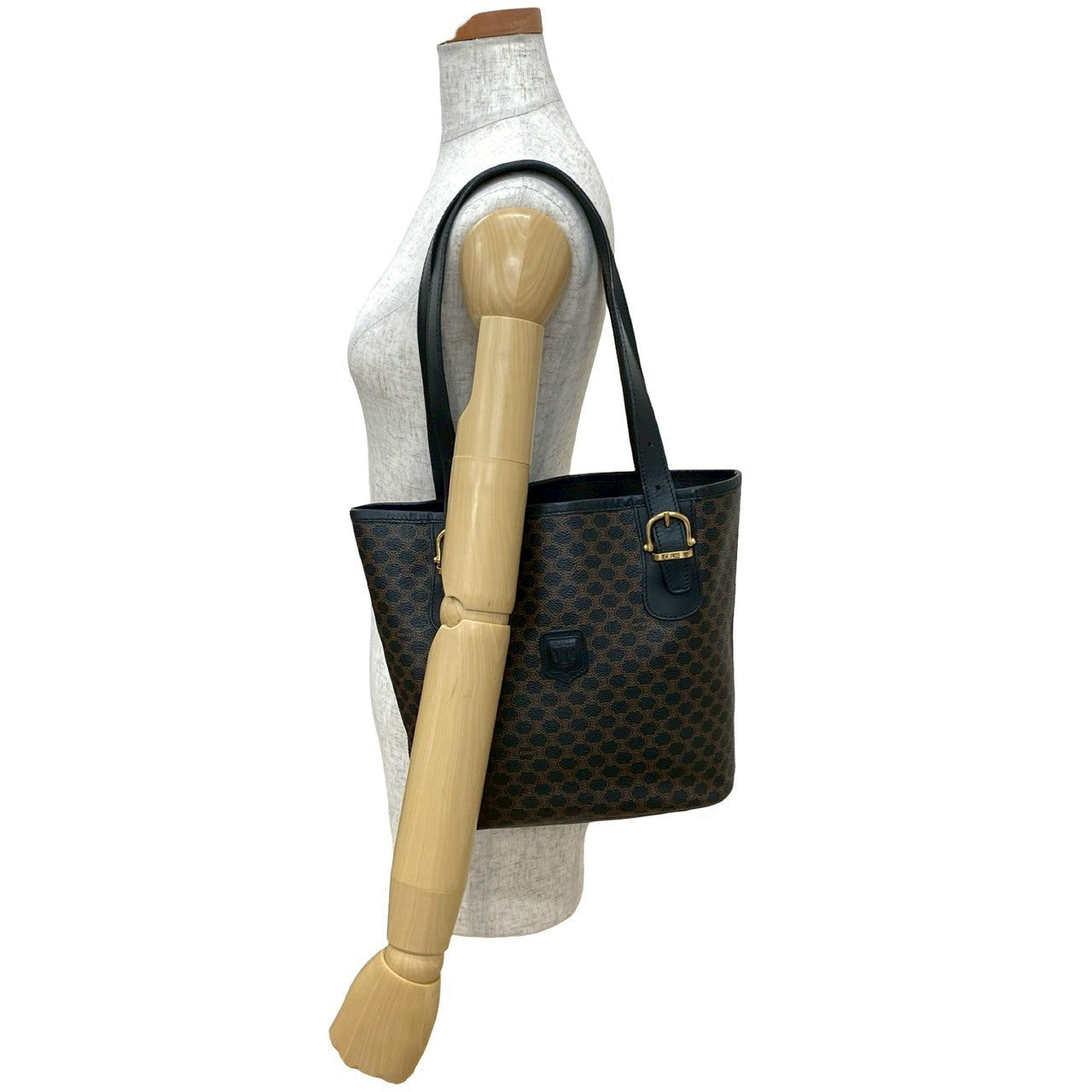 CELINE Tote Bag leather black