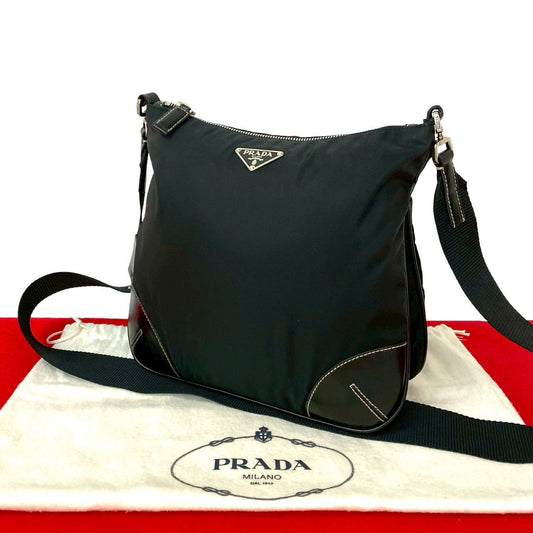 PRADA Shoulder Bag Nylon black