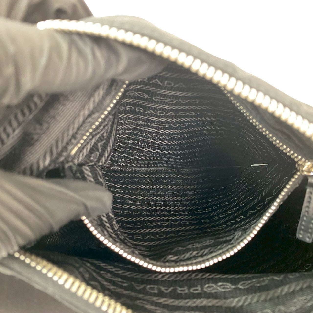 PRADA Shoulder Bag Nylon black