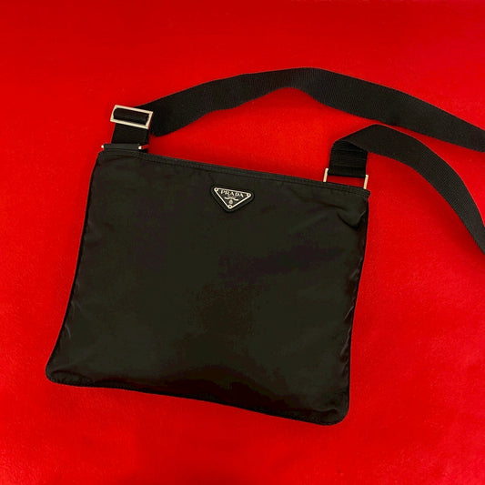 PRADA Shoulder Bag Nylon black
