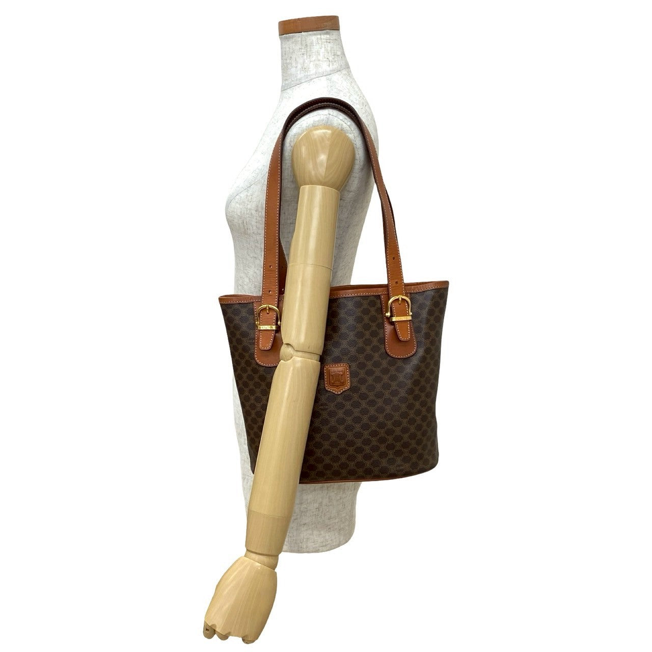 CELINE Tote Bag leather Brown