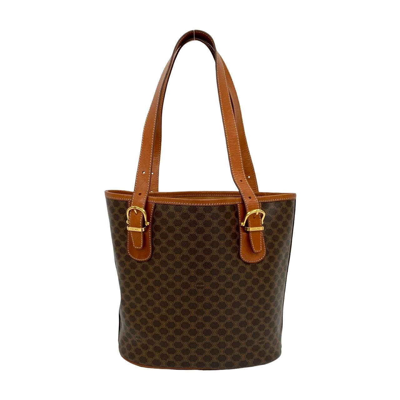 CELINE Tote Bag leather Brown