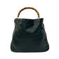 GUCCI Handbag leather black Bamboo