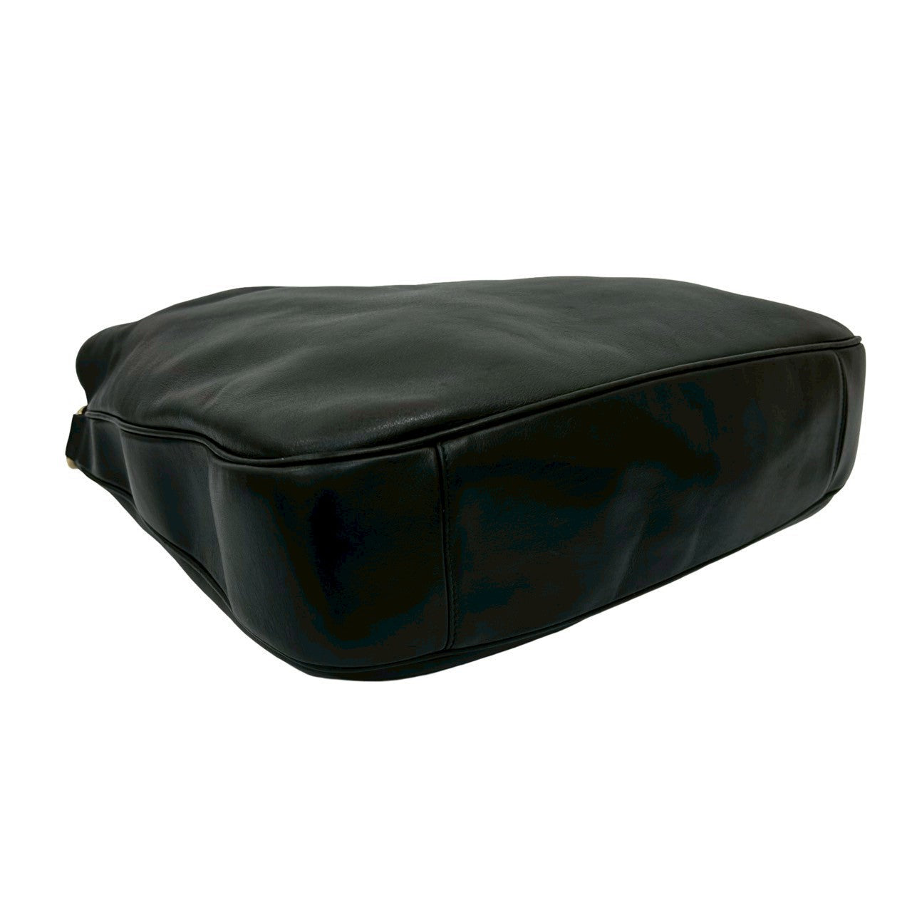 GUCCI Handbag leather black Bamboo
