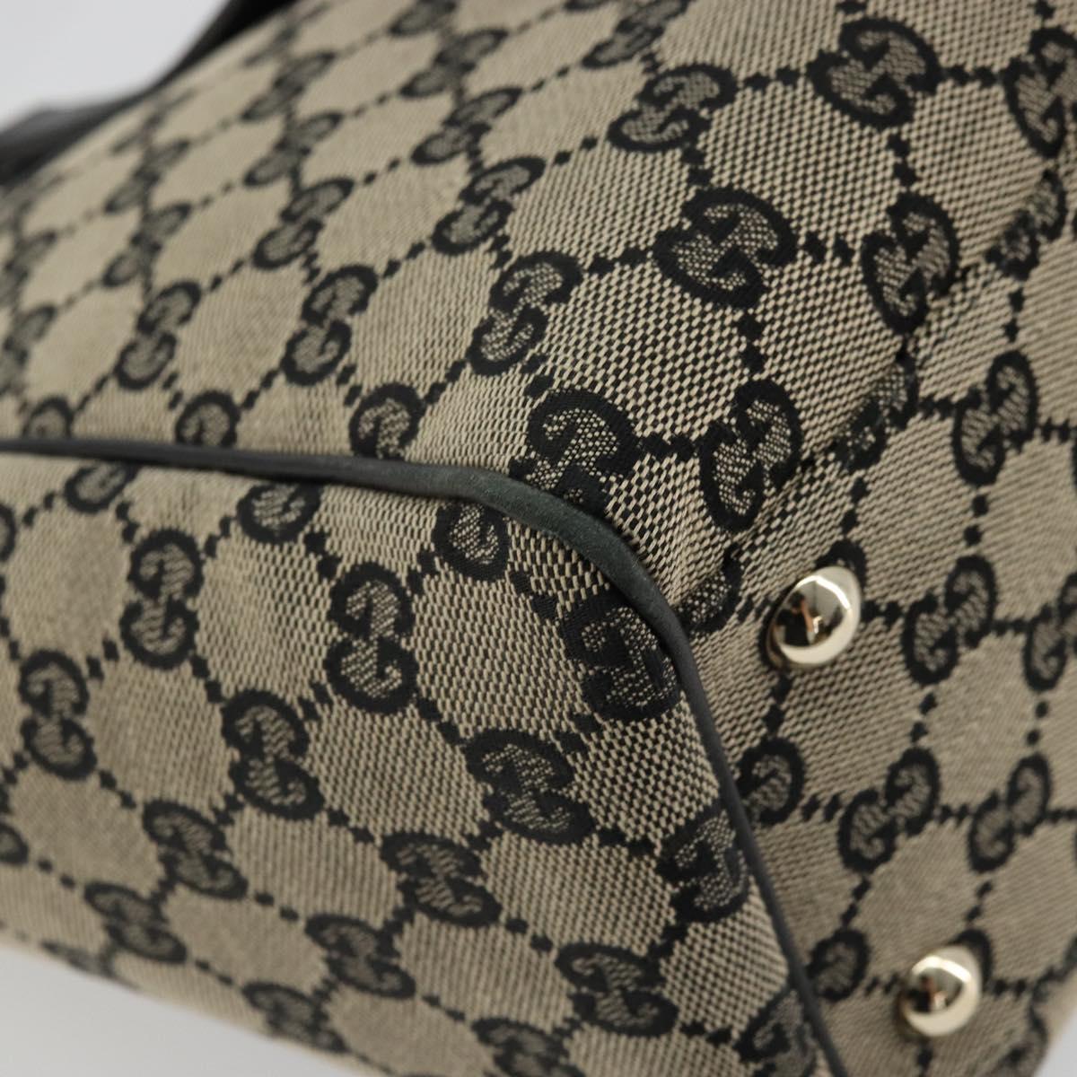 GUCCI GG Canvas Hand Bag Black