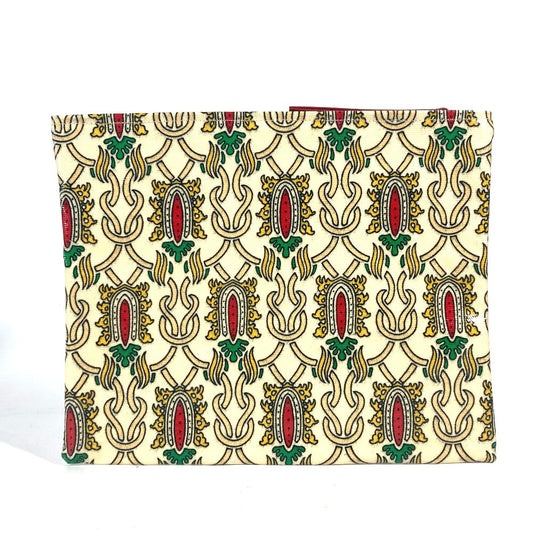 GUCCI Clutch bag Coated canvas Red Garden Women Used Authentic