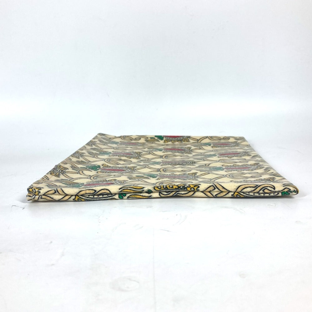 GUCCI Clutch bag Coated canvas Red Garden Women Used Authentic