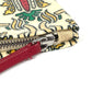 GUCCI Clutch bag Coated canvas Red Garden Women Used Authentic