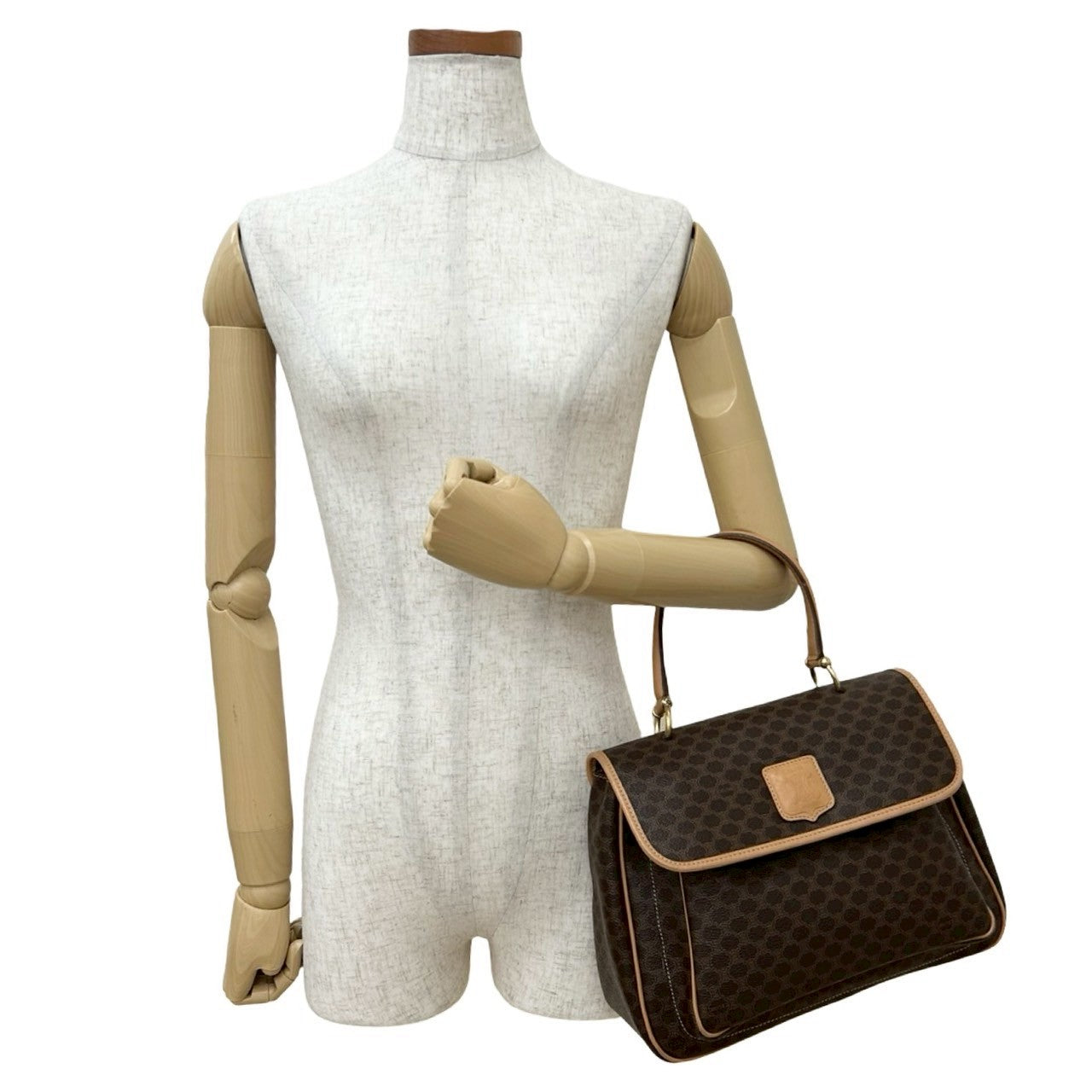 CELINE Handbag leather Brown