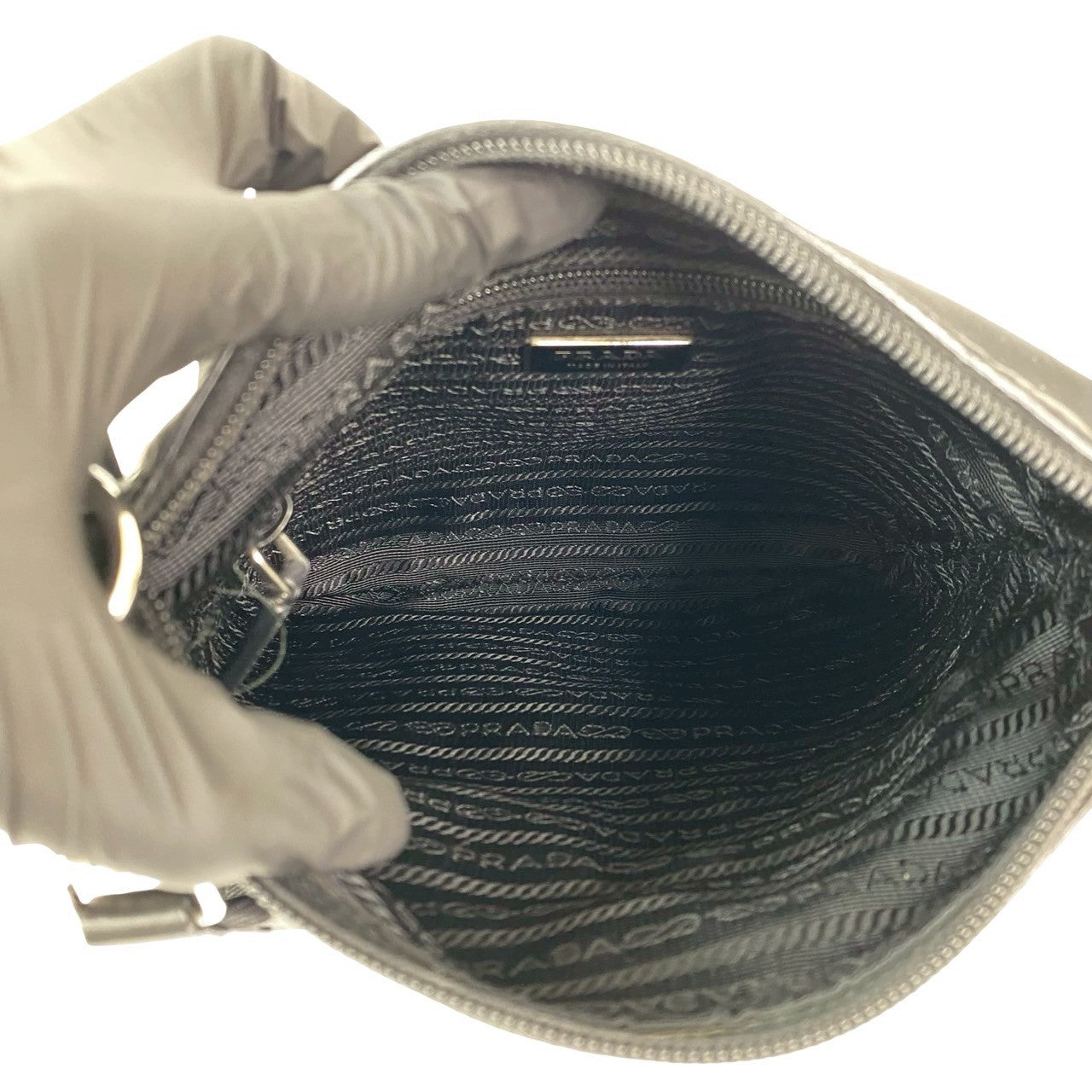 PRADA Shoulder Bag Nylon black