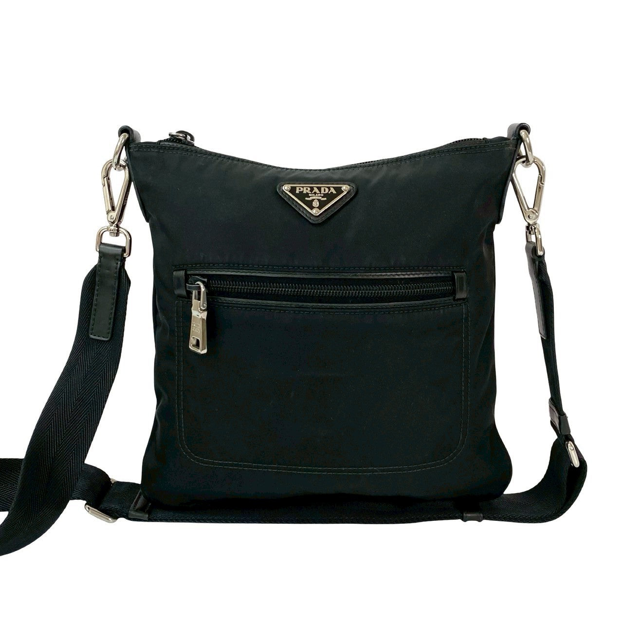 PRADA Shoulder Bag Nylon black