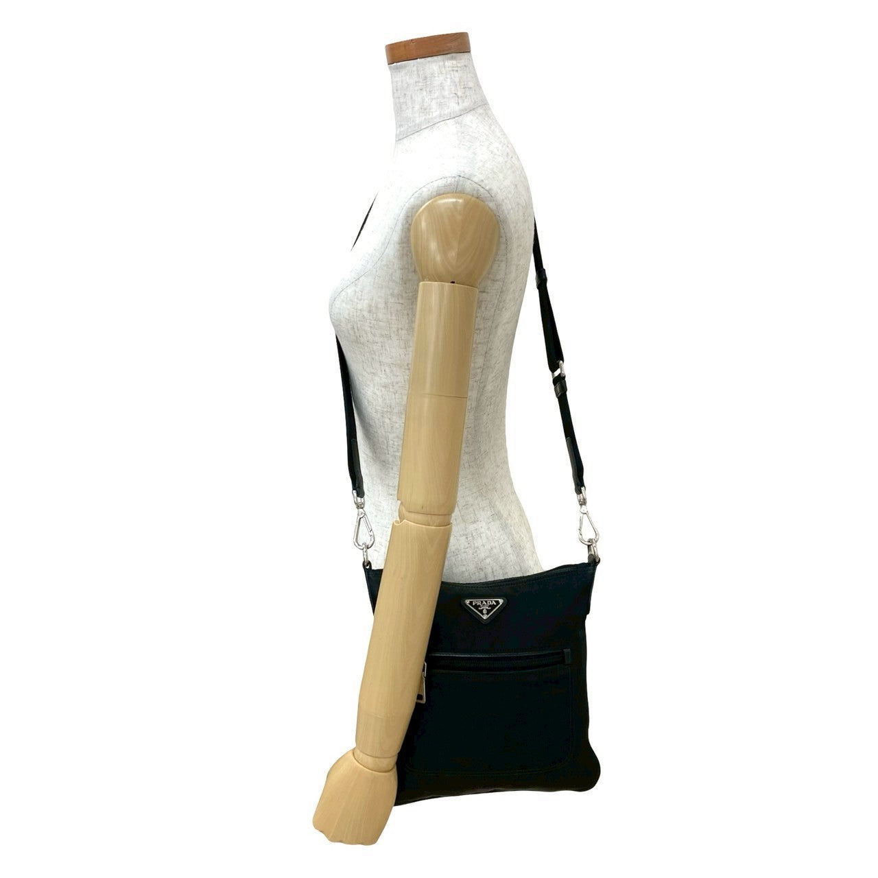 PRADA Shoulder Bag Nylon black