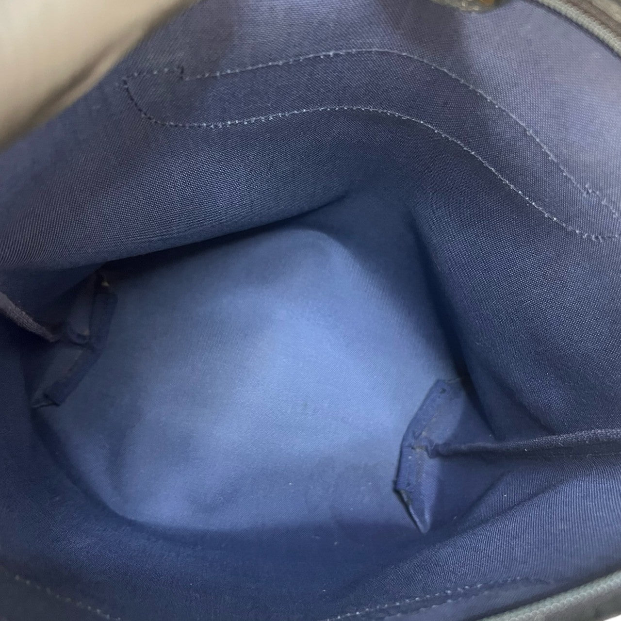 GUCCI Tote Bag leather Navy