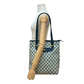 GUCCI Tote Bag leather Navy