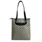 GUCCI Tote Bag leather Navy