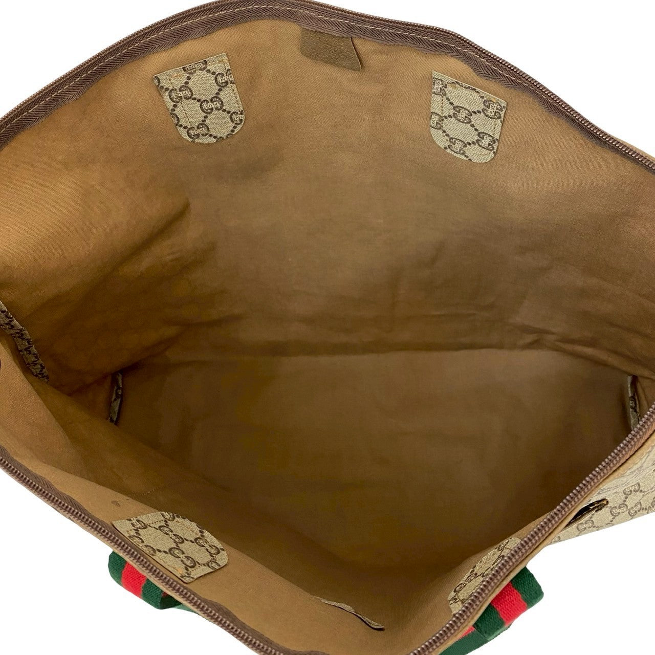 GUCCI Tote Bag leather Brown Sherry line