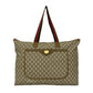 GUCCI Tote Bag leather Brown Sherry line