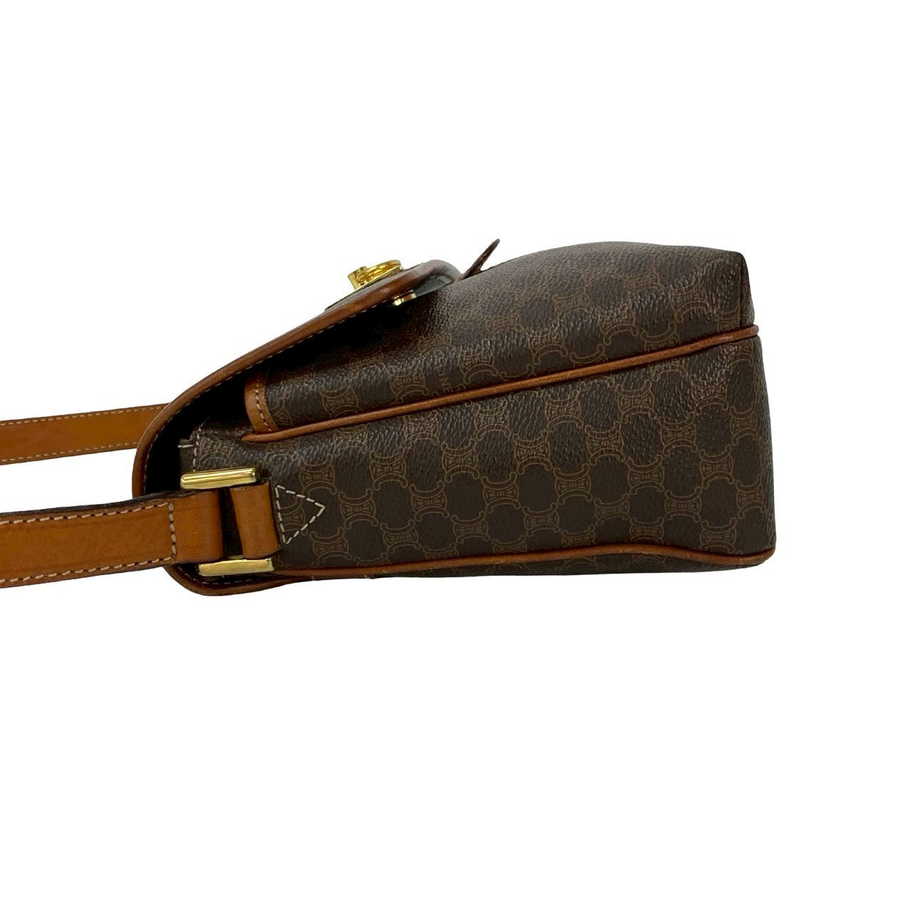 CELINE Shoulder Bag leather Brown