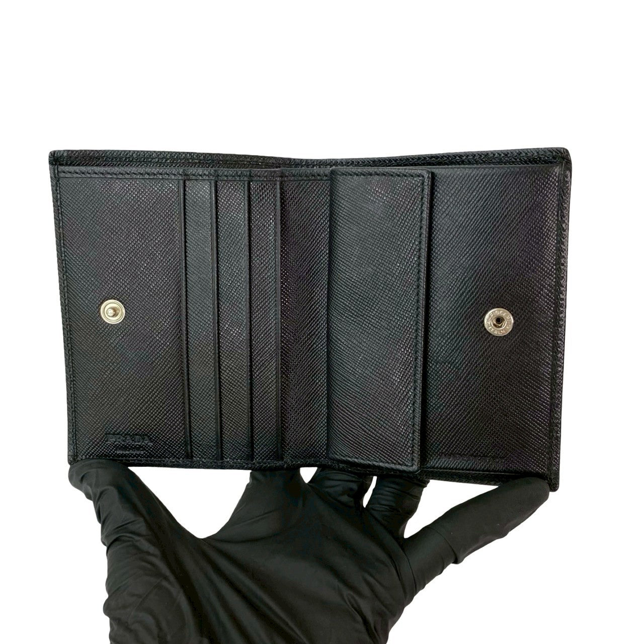 PRADA Bifold Wallet leather black