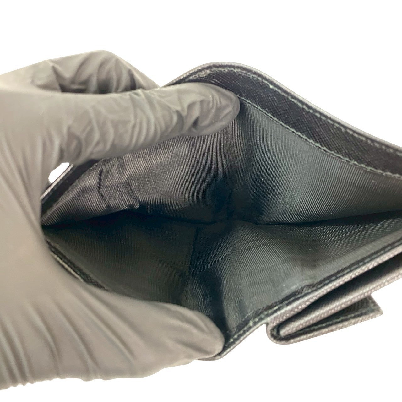 PRADA Bifold Wallet leather black