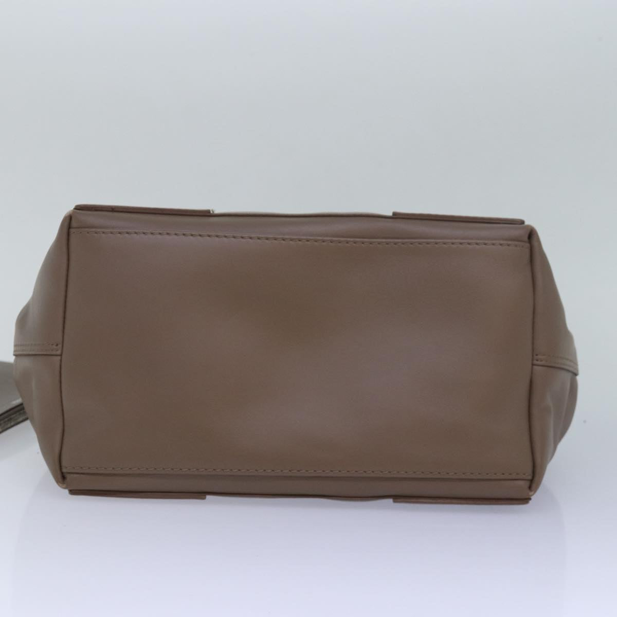 BALENCIAGA Cabas Hand Bag Leather Gray