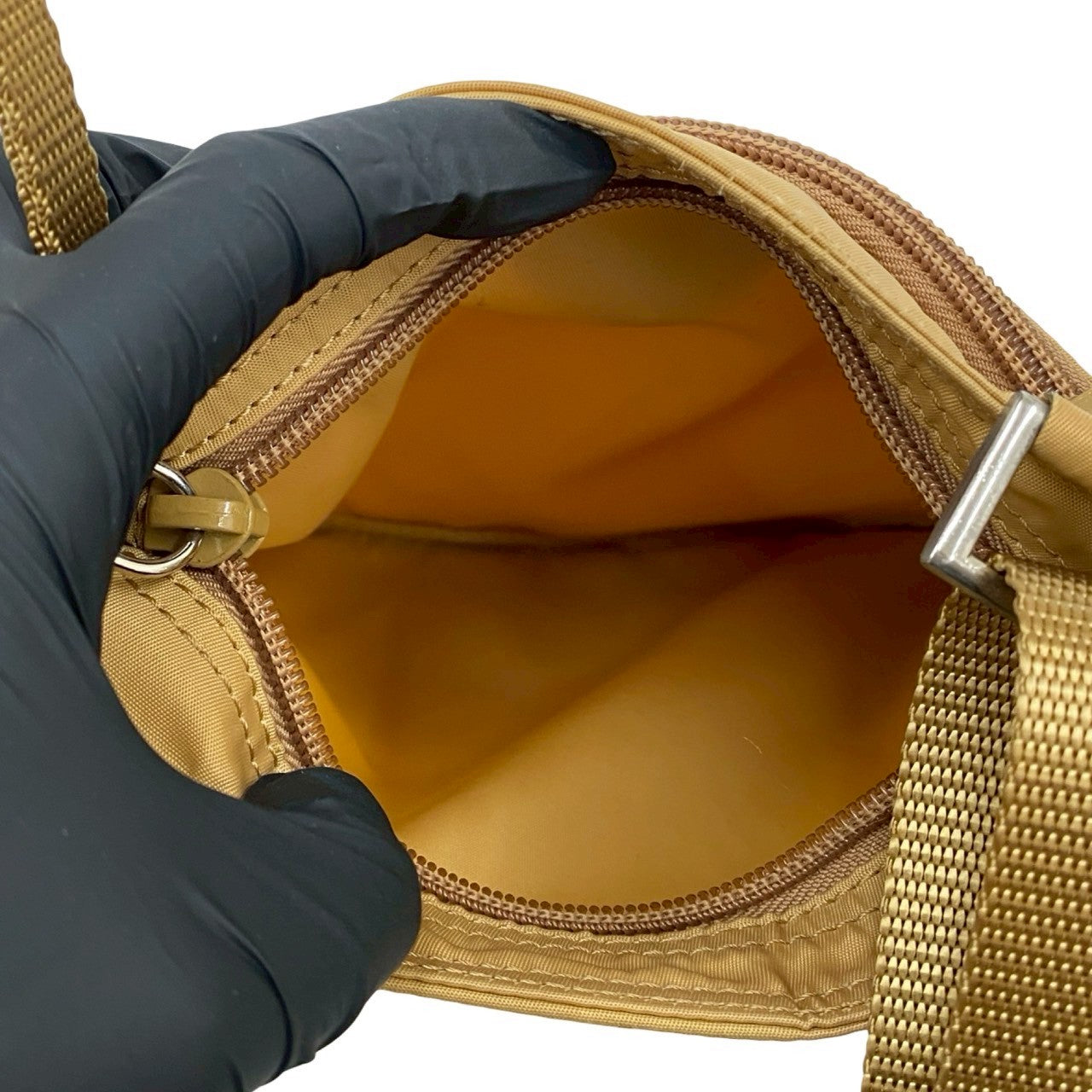 PRADA Shoulder Bag Nylon beige