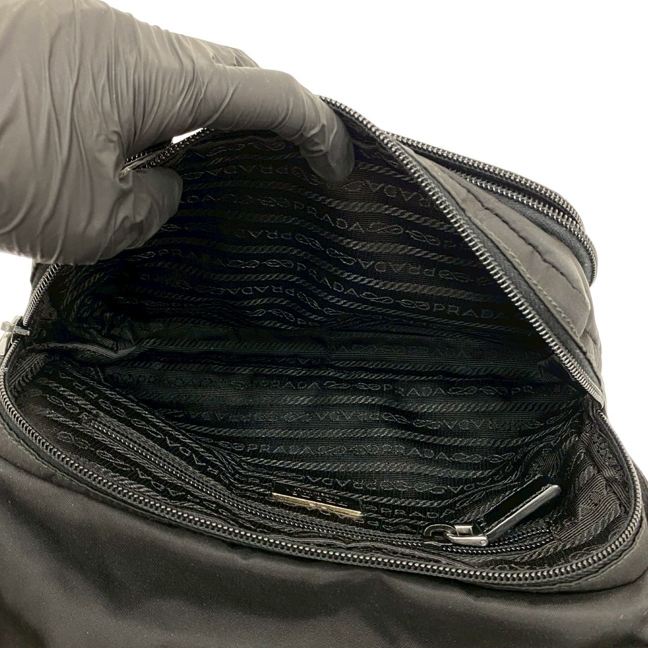PRADA Shoulder Bag Nylon black