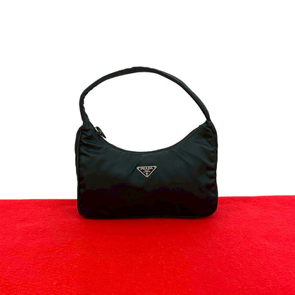PRADA Handbag Nylon black