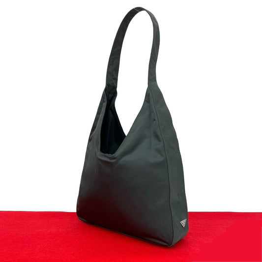PRADA Shoulder Bag Nylon gray