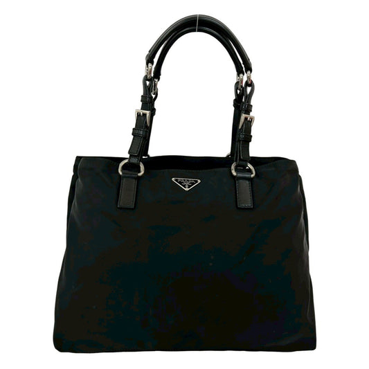 PRADA Handbag leather black
