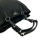PRADA Handbag leather black