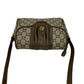 GUCCI Shoulder Bag leather Brown