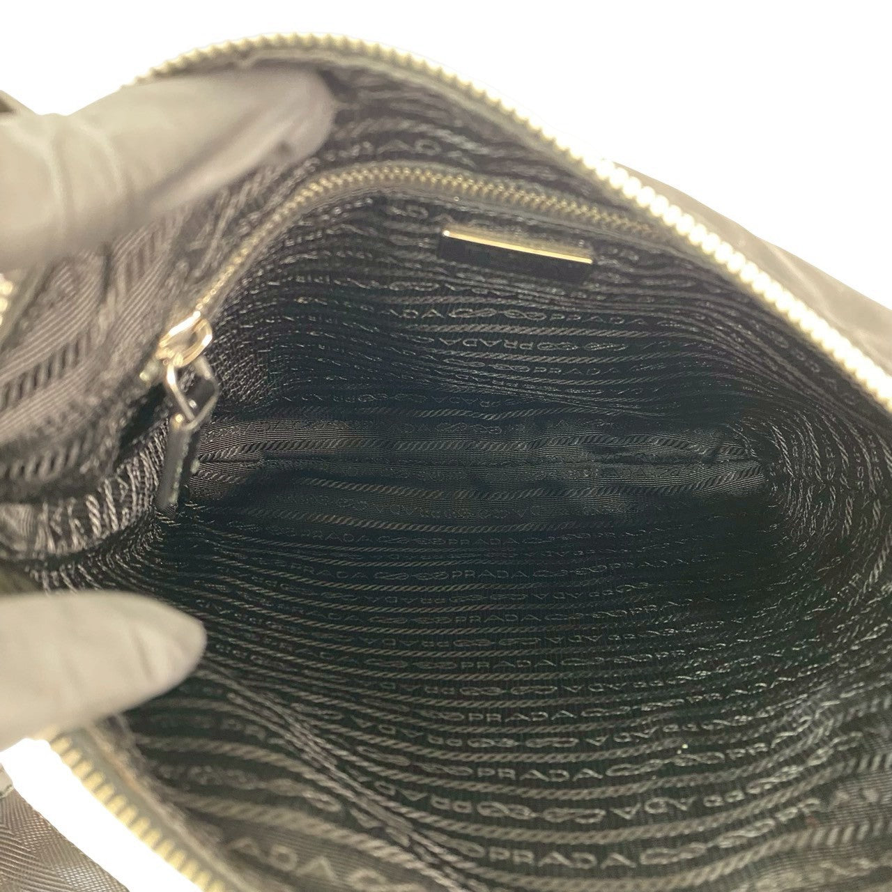 PRADA Shoulder Bag Nylon black