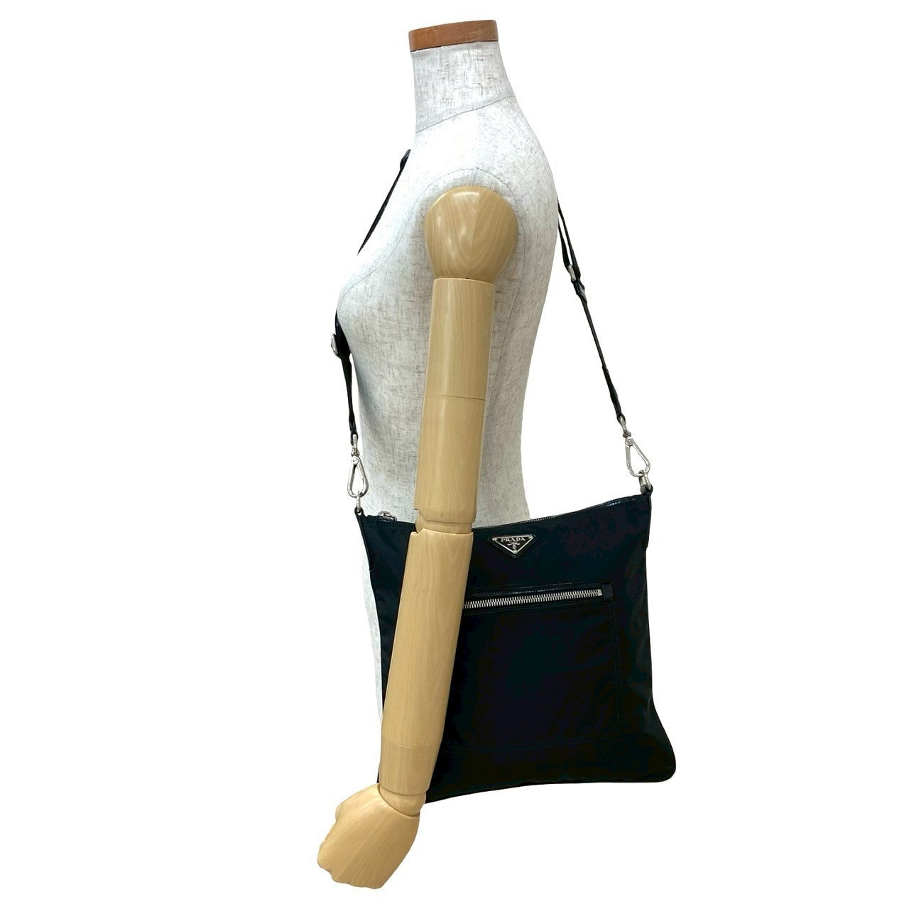 PRADA Shoulder Bag Nylon black