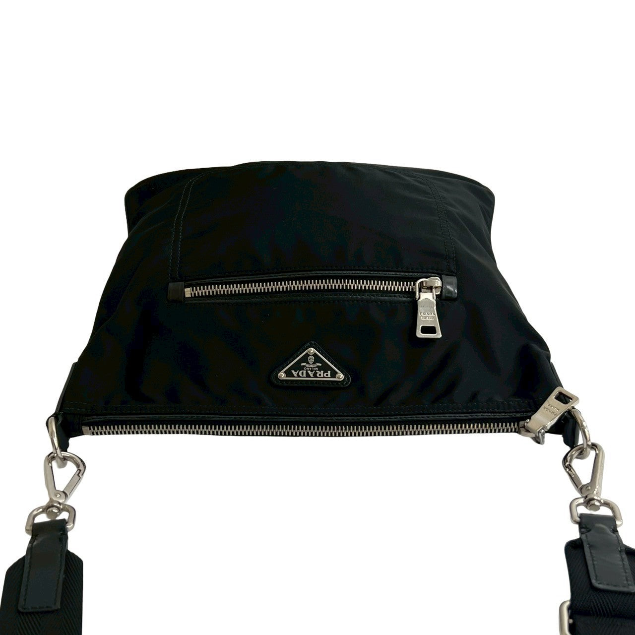 PRADA Shoulder Bag Nylon black